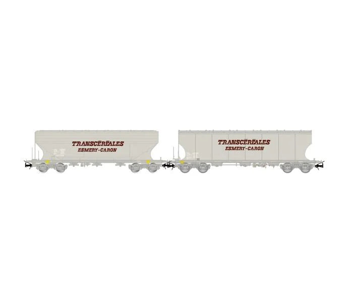 Jouef SNCF Transcereales Cereal Hopper Wagon Set (2) V HJ6314 HO Gauge