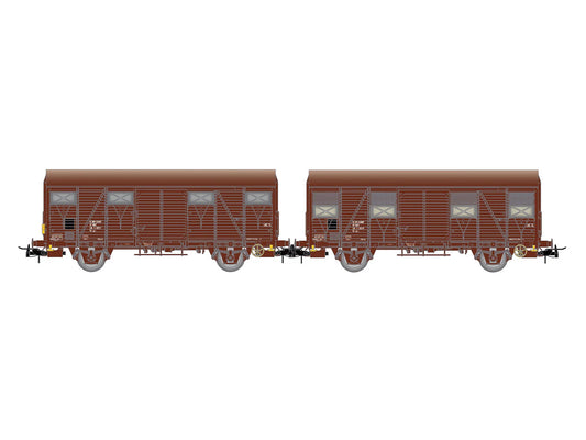 Jouef SNCF Gs Wagon Set (2) IV HJ6325 HO Gauge