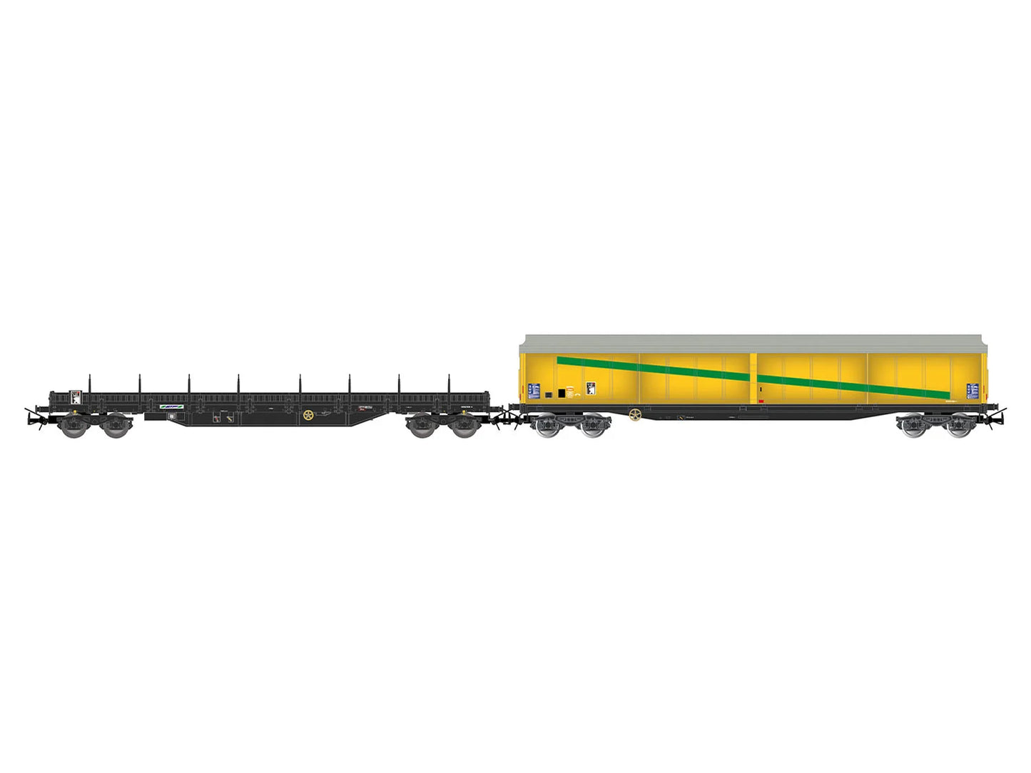 Jouef ETF Res/Habils Maintenance Wagon Set (2) V HJ6332 HO Gauge
