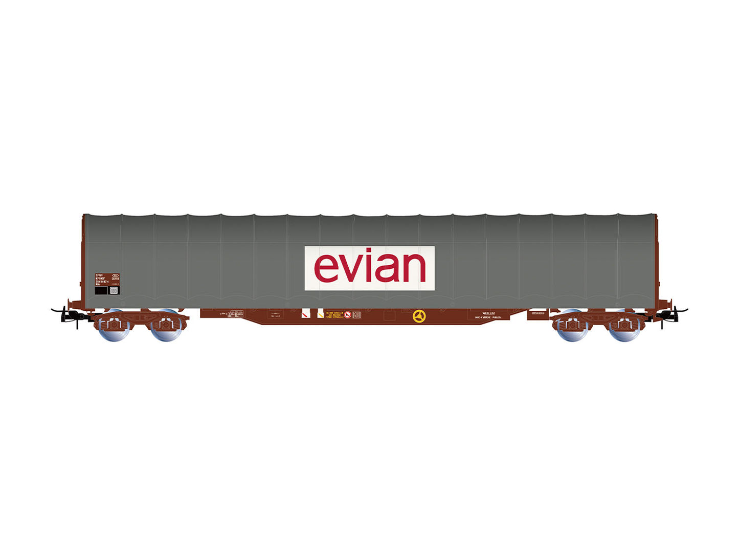 Jouef SNCF Rils Evian Bogie Tarpaulin Wagon IV HJ6333 HO Gauge