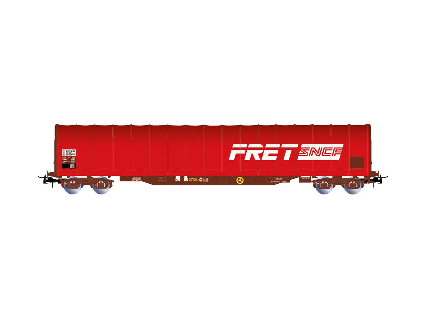 Jouef SNCF Fret Rils Bogie Tarpaulin Wagon IV HJ6334 HO Gauge