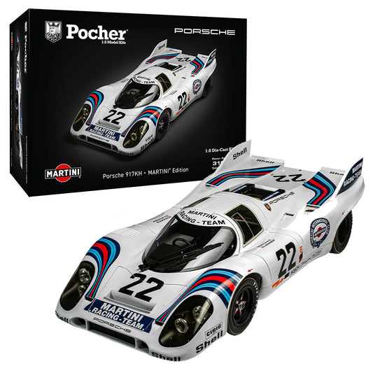 Pocher HK122 Porsche 917KH 1971 Le Mans Winner - Martini Ed. 1:8 Metal Model Kit