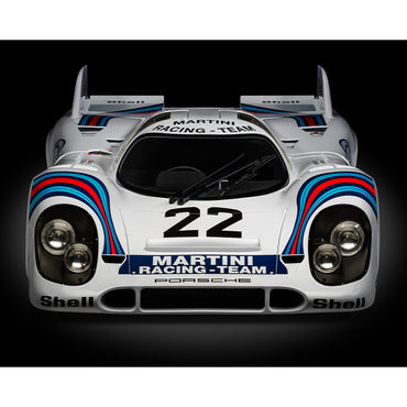 Pocher HK122 Porsche 917KH Martini Ed. 1:8 Metal Model Kit w/Pocher Display Case