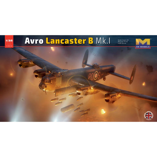 Hong Kong Models Avro Lancaster B Mk.1 HKM01E10 1:32 Plastic Plane Model Kit