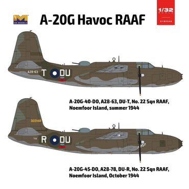 Hong Kong Models 01E42 Douglas A-20 Havoc (RAAF) 1:32 Model Kit - Master Edition