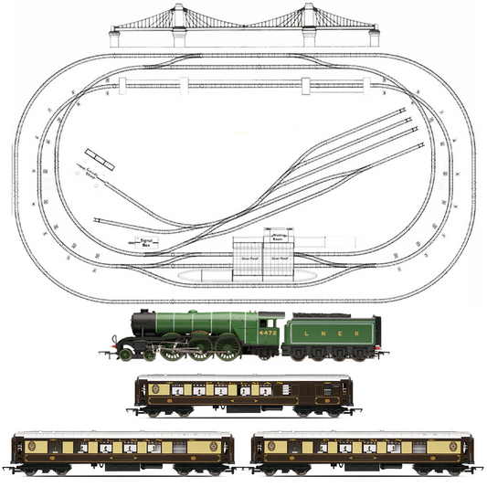 HORNBY Analogue Train Set HL14 Large Jadlam Layout w/Suspension Bridge
