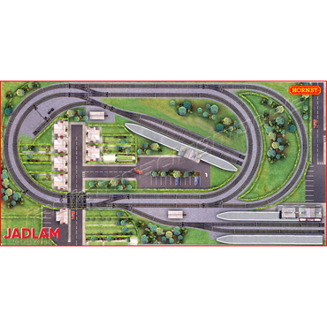 HORNBY Analogue Train Set HL2 w/Flying Scotsman Loco Jadlam Layout 8x4ft Board