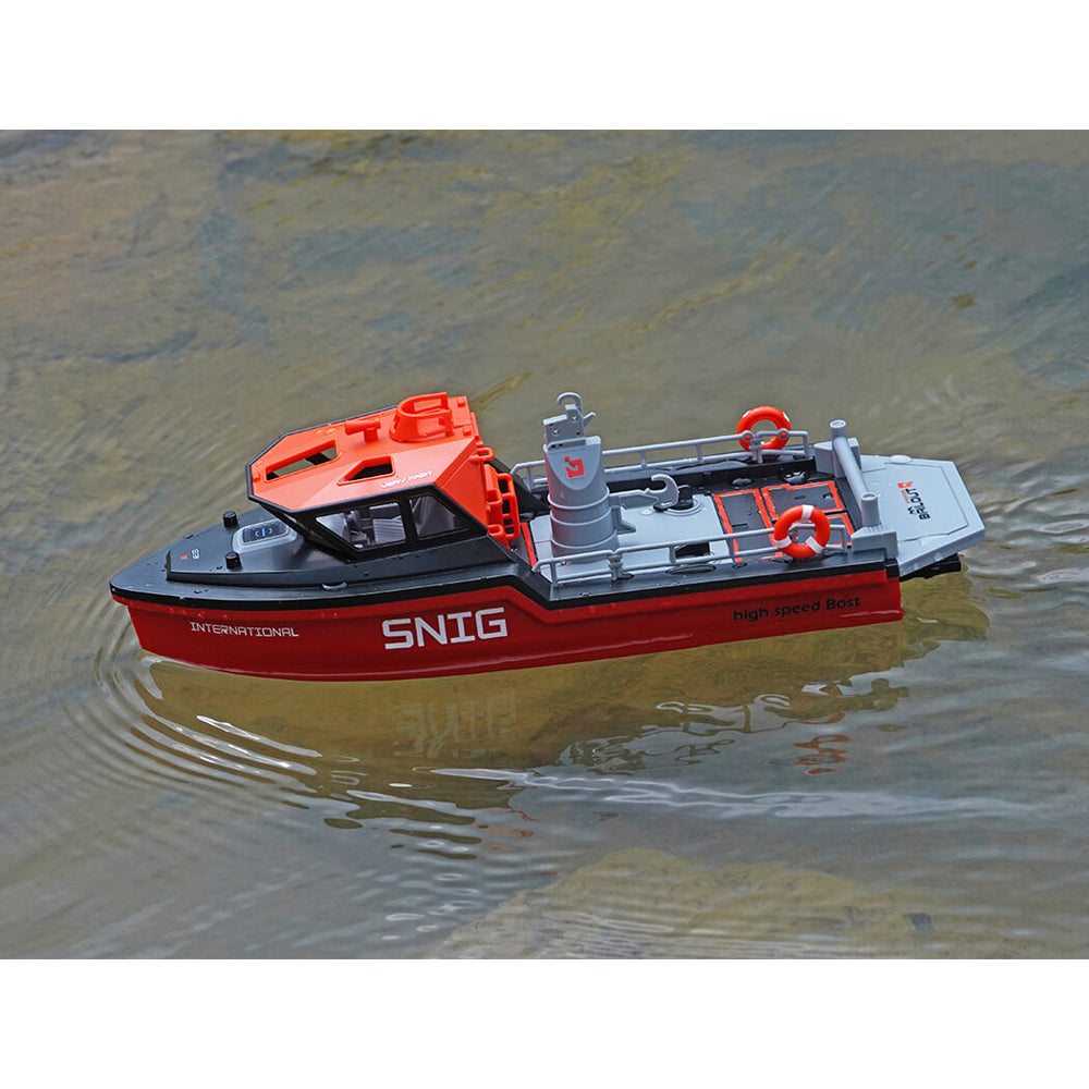 Heng Long Snig RTR RC Rescue Boat Brushless 320mm - Black