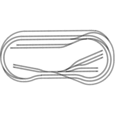 HORNBY Analogue Train Set HL4 Big Layout with 2 Trains - Fits on 8x4ft Board