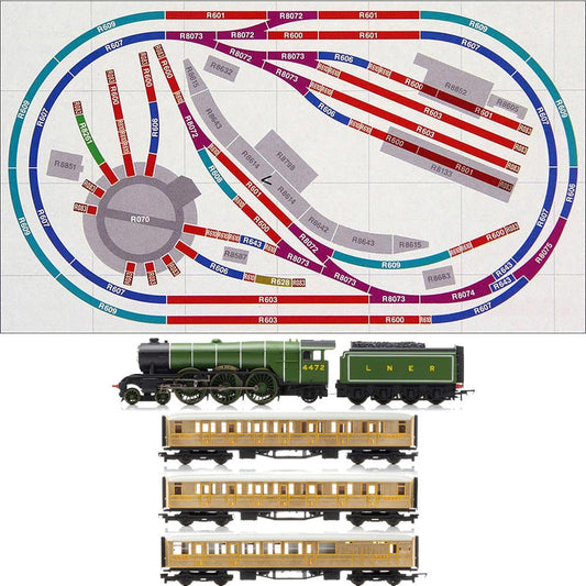 HORNBY Digital Train Set HL6 Layout Loco & Turntable R070
