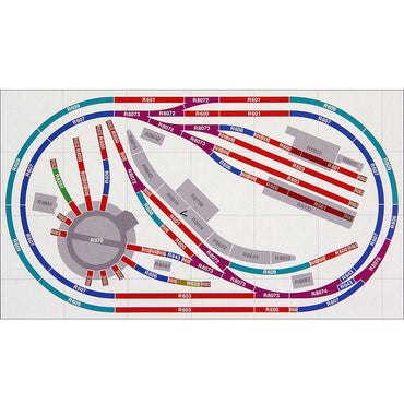HORNBY Digital Train Set HL6 Layout Loco & Turntable R070