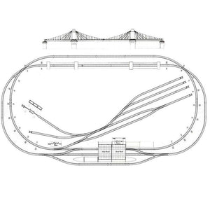 HORNBY Train Set HL3 With Suspension Bridge - Track Only