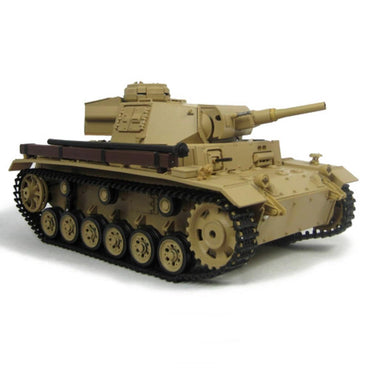 Henglong Tauch Panzer III w/IBS Shoot/Smoke/Sound 1:16 RC Tank 3849-1U