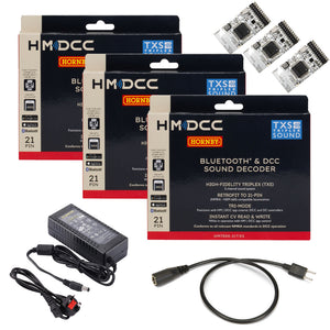 Hornby HM7000 Starter Bundle - Power Adapter and 21-pin R7322 Decoders