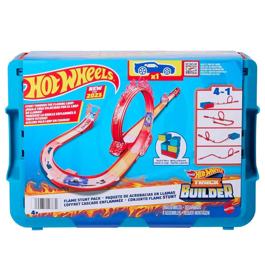 Hot Wheels HMC04 Flame Stunt Pack Track Builder Playset