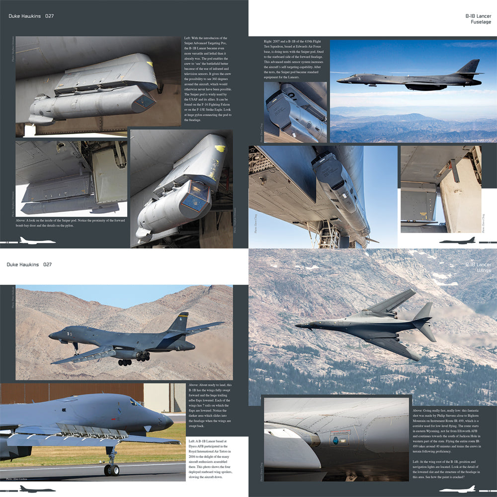 Aircraft in Details 27: Boeing B-1B Lancer USAF - D.Hawkins - HMH Publications
