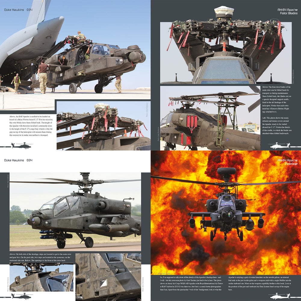 Boeing AH-64 Apache 'Aircraft in Detail No.34' Duke Hawkins - HMH Publications