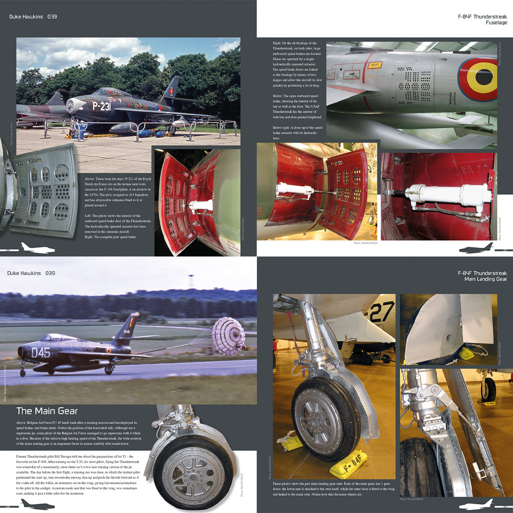 HMH Publications DH-039 Republic F-84F Thunderstreak Duke Hawkins Book