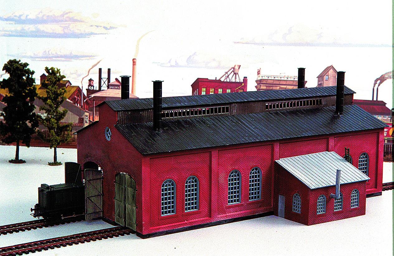 Heljan Twin Track Engine Shed Kit HN01000842 HO Gauge