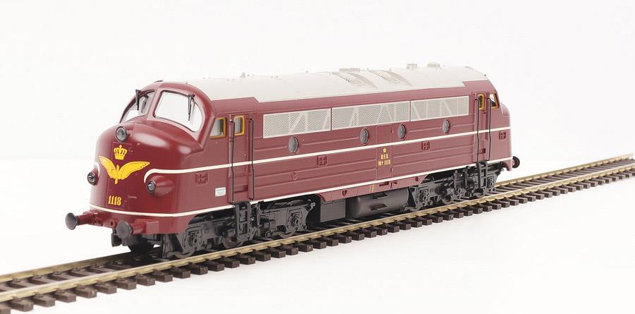 Heljan DSB Nohab MX 1044 Diesel Locomotive IV (DCC-Sound) HN10043453 HO Gauge