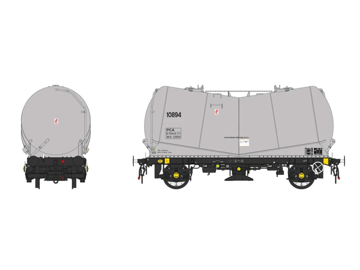 Heljan PCA Tank Wagon BCC Grey 10894 1061 O Gauge