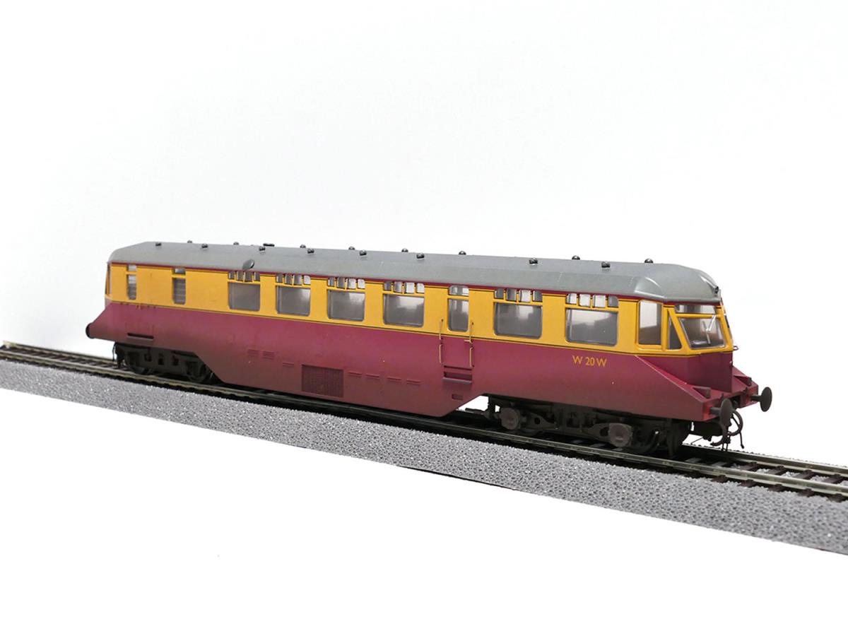 Heljan 19407 AEC Railcar W20W BR Crimson/Cream Weathered OO Gauge