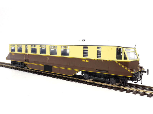 Heljan 19408 AEC Railcar 22 GWR Chocolate/Cream OO Gauge