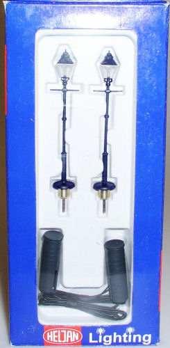 Heljan Blue Old Style Street Light (2) OO Gauge HN19850221