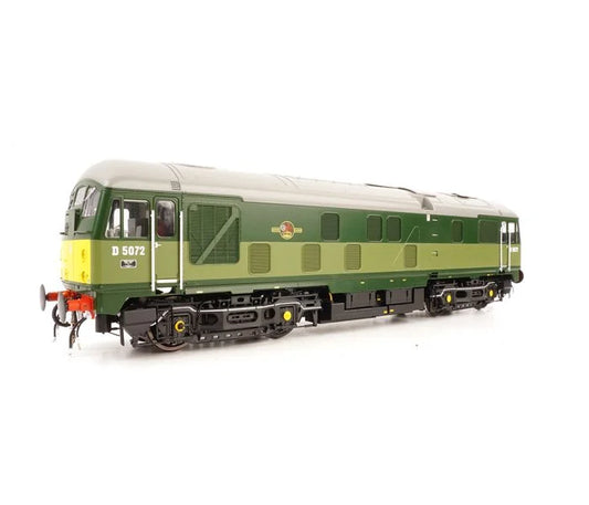 Heljan Class 24/0 D5072 BR 2 Tone Green Small Yellow Panels HN2452 O Gauge