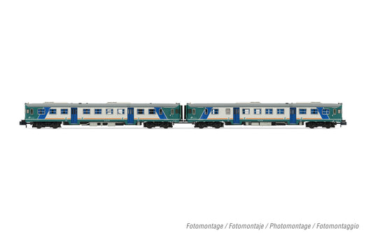 Arnold HN2571 FS, 2-units pack ALn 668 1000 series (2 doors) XMPR livery, flat windows, ep. Vb N Gauge