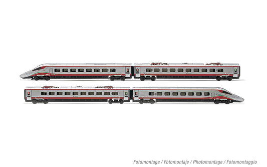 Arnold HN2577S FS Trenitalia, ETR 610 "Frecciargento" without inscriptions, ECE Milano Frankfurt, 4-unit base set, ep. VI, with DCC sound decoder N Gauge