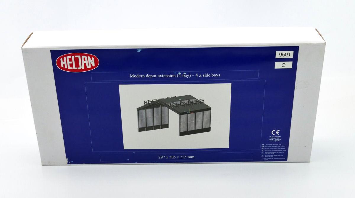 Heljan Modern Depot 4 Bay Extension Set O Gauge Building HN3009501