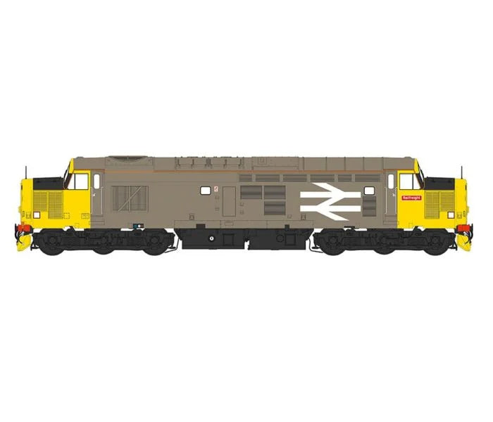 Heljan Class 37/5 Unnumbered Railfreight Large Logo Grey HN3760 O Gauge