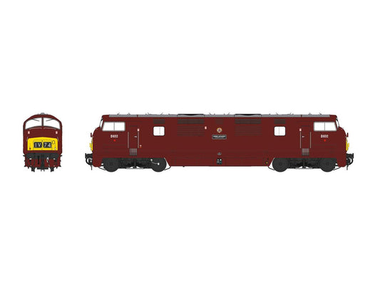 Heljan Class 42 D821 'Greyhound' BR Maroon SYP HN4241 OO Gauge