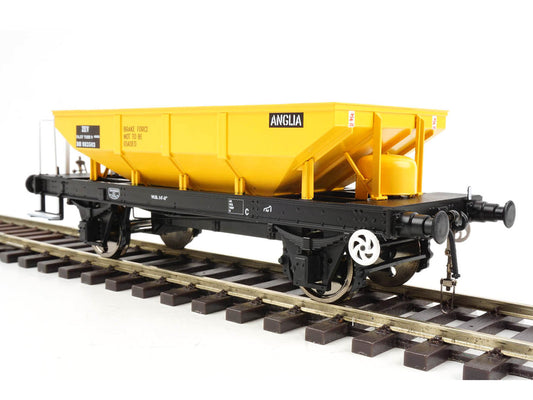 Heljan 4359 ZEV Catfish Hopper BR Civil Engineers Yellow DB983503 O Gauge