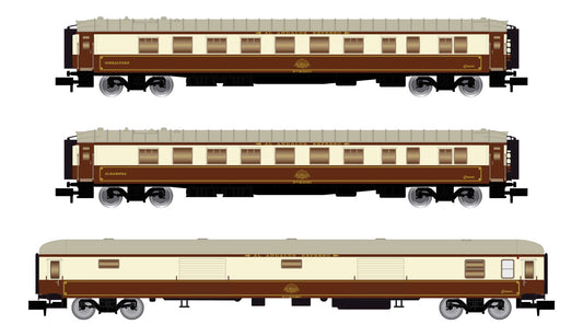 Arnold HN4396 RENFE, 3-unit set Al-Andalus, 2xWR restaurants + DD-8100, period IV N Gauge