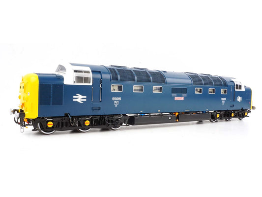 Heljan 5522 Class 55 015 'Tulyar' BR Blue White Cabs O Gauge