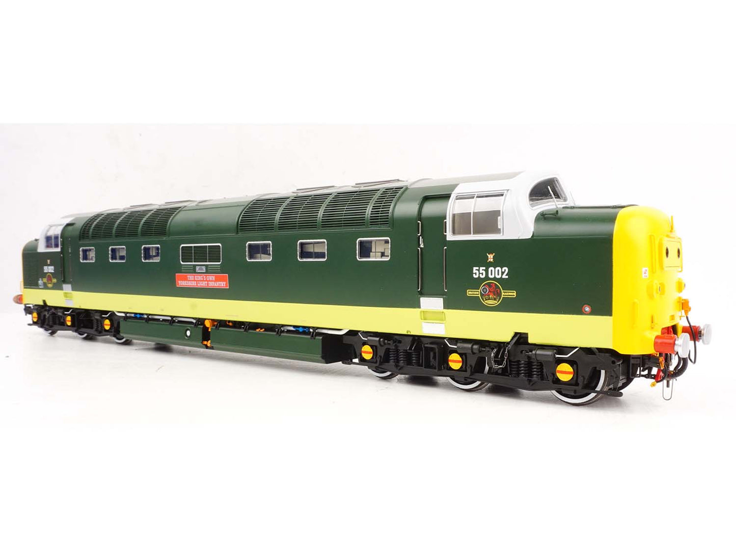 Heljan 5524 Class 55 002 'Kings Own Yorkshire Light Infantry' BR Green O Gauge