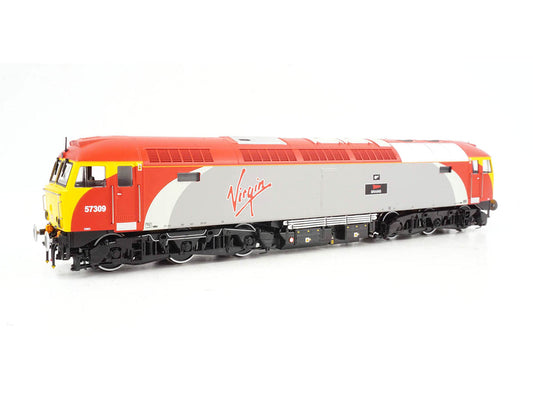 Heljan Class 57 309 'Brains' Virgin Trains Silver/Red HN5707 OO Gauge
