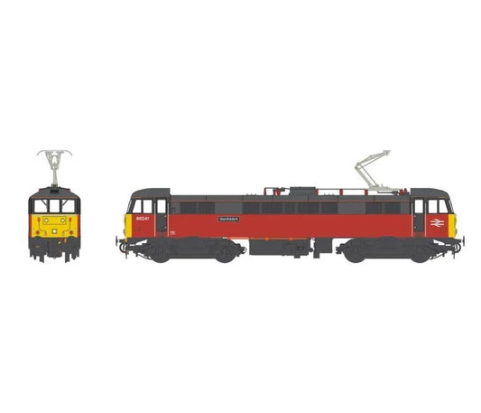 Heljan Class 86 241 'Glenfiddich' BR Parcels Red/Grey HN8637 OO Gauge