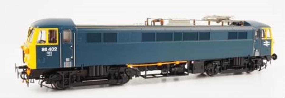 Heljan HN8649 Class 86 402 BR Blue HO Gauge