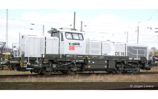 Arnold HN9058S DB/NorthRail, 4-axle diesel locomotive Vossloh DE 18, grey livery, ep. VI, with DCC sound decoder TT Gauge
