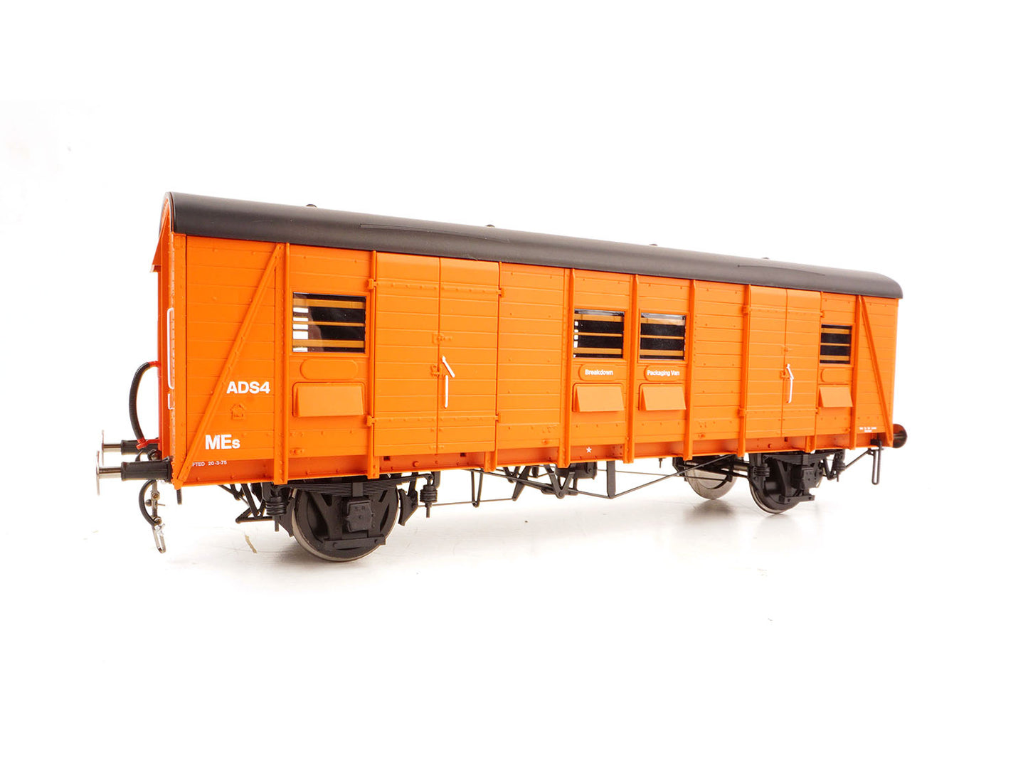 Heljan PMV ADS4 BR Gulf Red (Even Planks) HN9155 O Gauge