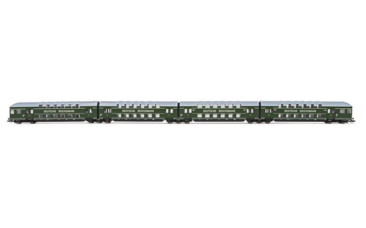 Arnold HN9519 DR, 4-unit double-decker coach, version with six air-vent roofs, period III TT Gauge