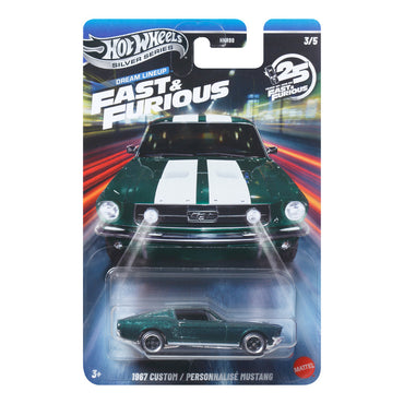 Hot Wheels Silver Series - Fast & Furious: 1967 Custom Mustang JNK49 3/5