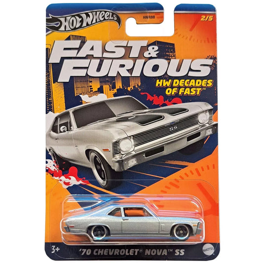 Hot Wheels HRW42 HW Decades of Fun Fast & Furious: '67 Chevrolet Nova SS 2/5
