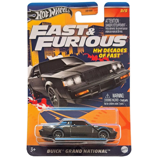 Hot Wheels HRW43 HW Decades of Fun Fast & Furious: Buick Grand National 3/5