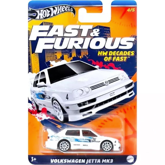 Hot Wheels HRW44 HW Decades of Fun Fast & Furious: Volkswagen Jetta MK3 4/5