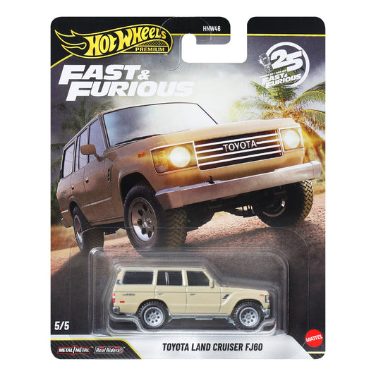 Hot Wheels Premium Fast & Furious Toyota Land Cruiser FJ60 Age 3+ Mattel JHW76