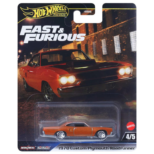 Hot Wheels Premium - Fast & Furious: 1970 Custom Plymouth Roadrunner 4/5 JBL87